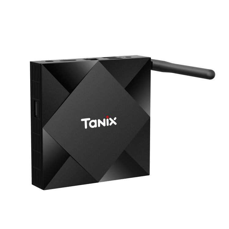 TANIX TX6s 4K Smart TV BOX Android 10 Media Player with Remote Control, Quad Core Allwinner H616, RAM: 4GB, ROM: 32GB, 2.4GHz/5GHz WiFi, Bluetooth, UK Plug