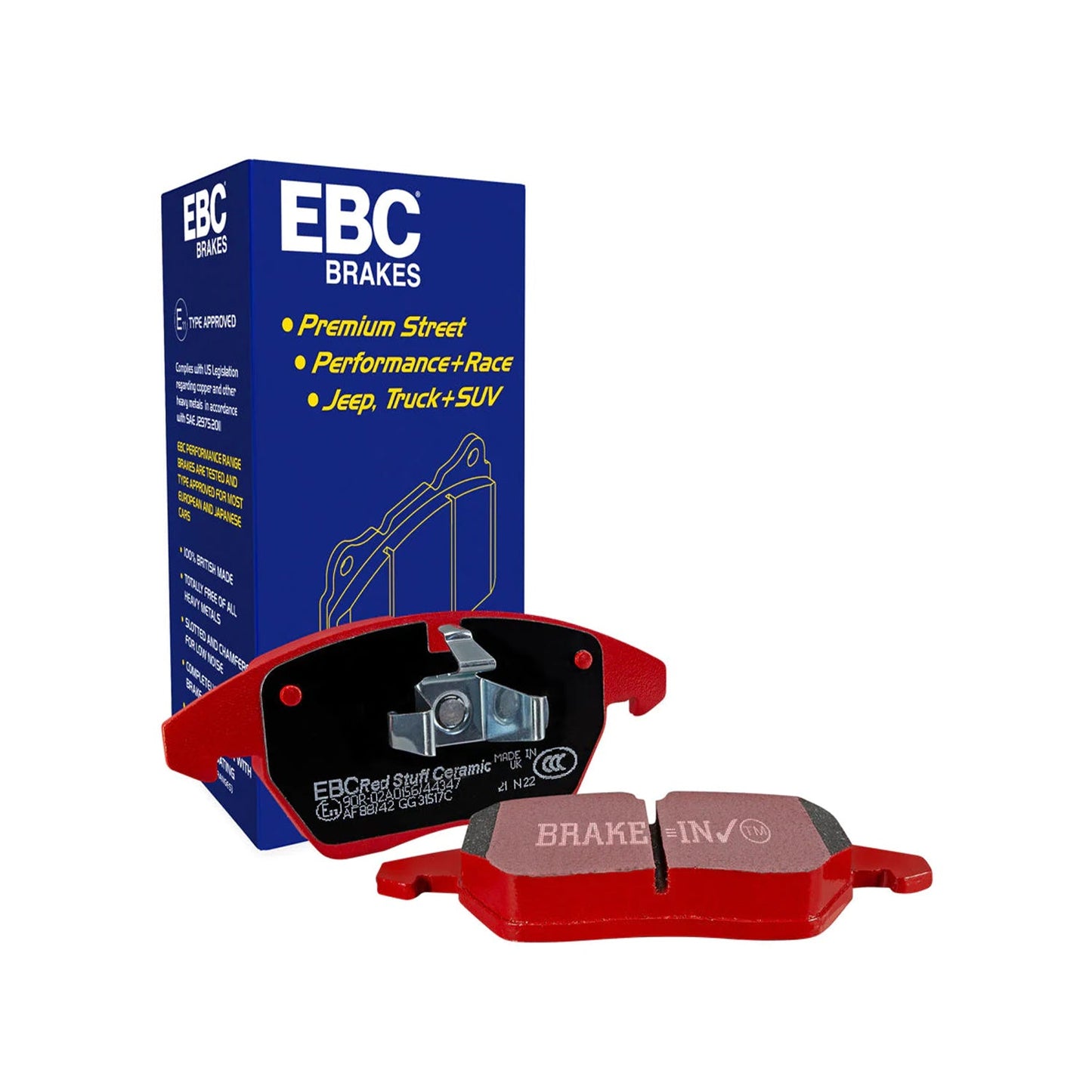 EBC Redstuff Front Brake Pads For BMW F90 M5 & F92 M8 (3000 Series Sport Set DP32331C)