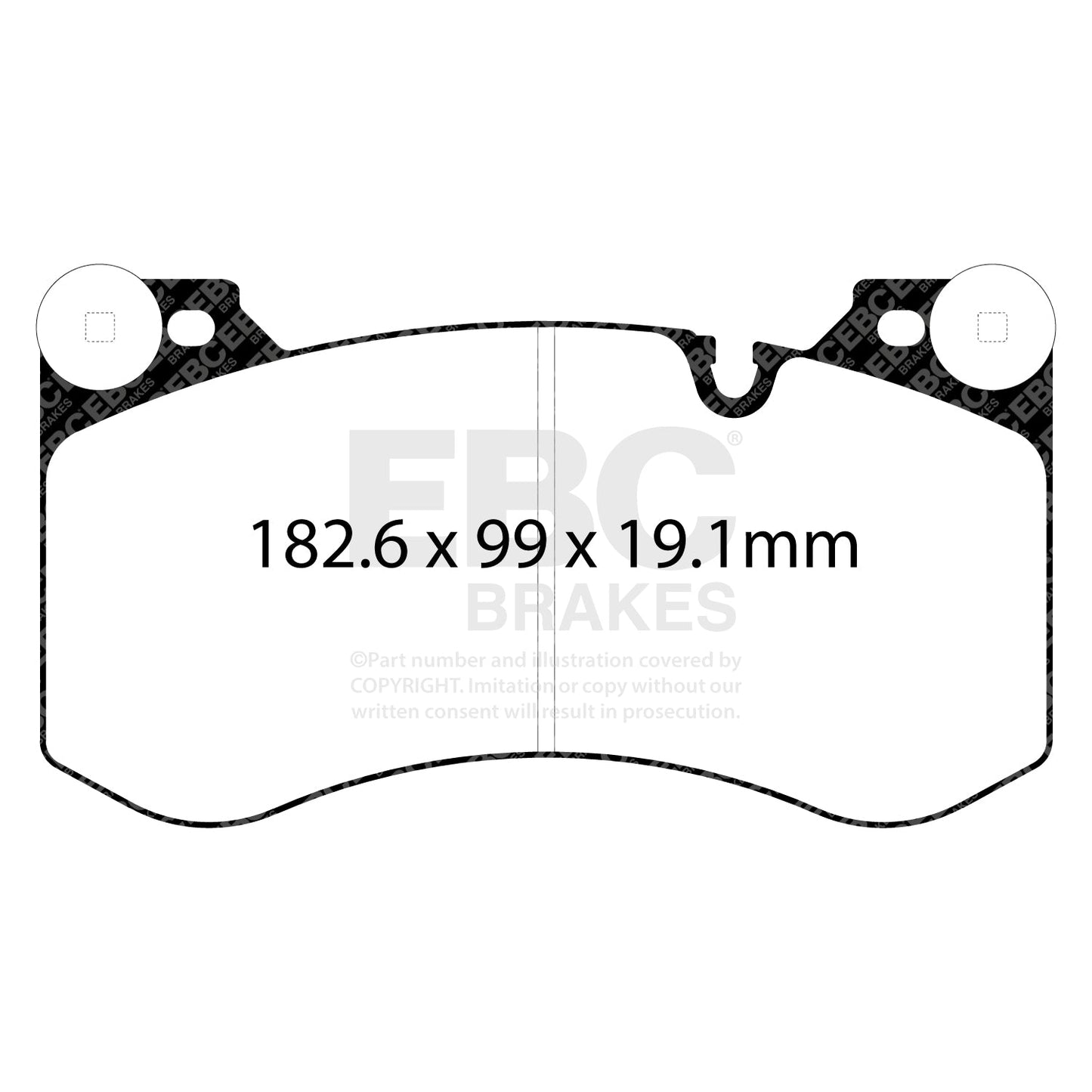EBC BMW G80/G81 M3, G82/G83 M4 & G87 M2 Yellowstuff Front Brake Pads DP42454R