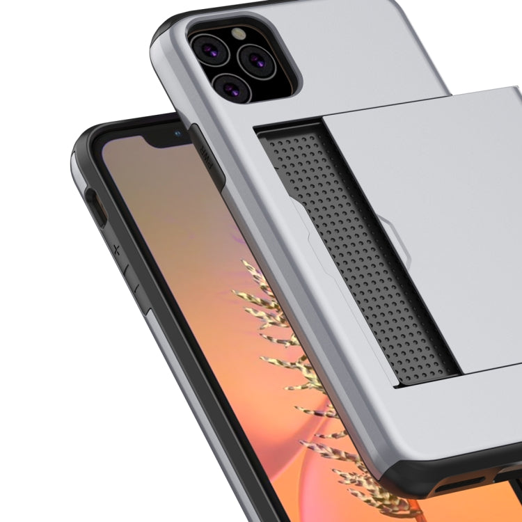 Shockproof Rugged Armor Protective Case with Card Slot, For iPhone 11 Pro