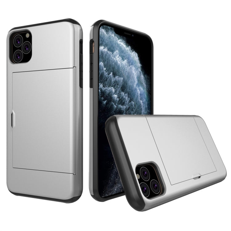 Shockproof Rugged Armor Protective Case with Card Slot, For iPhone 11 Pro