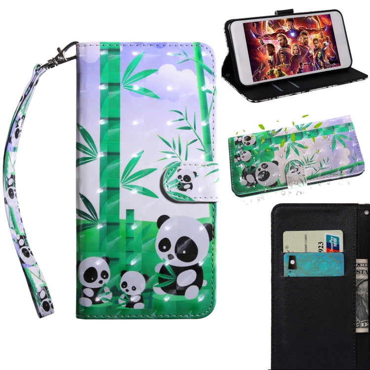 3D Painting Pattern Coloured Drawing Horizontal Flip TPU + PU Leather Case with Holder & Card Slots & Wallet, For Xiaomi Redmi Note 7 Pro