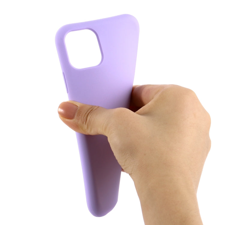 Solid Color Liquid Silicone Shockproof Case, For iPhone 11 Pro Max