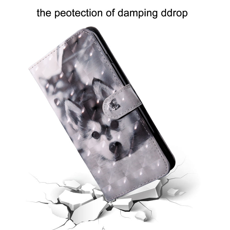 3D Painting Pattern Coloured Drawing Horizontal Flip TPU + PU Leather Case with Holder & Card Slots & Wallet, For Motorola E5 Play, For Motorola E5 Play Go