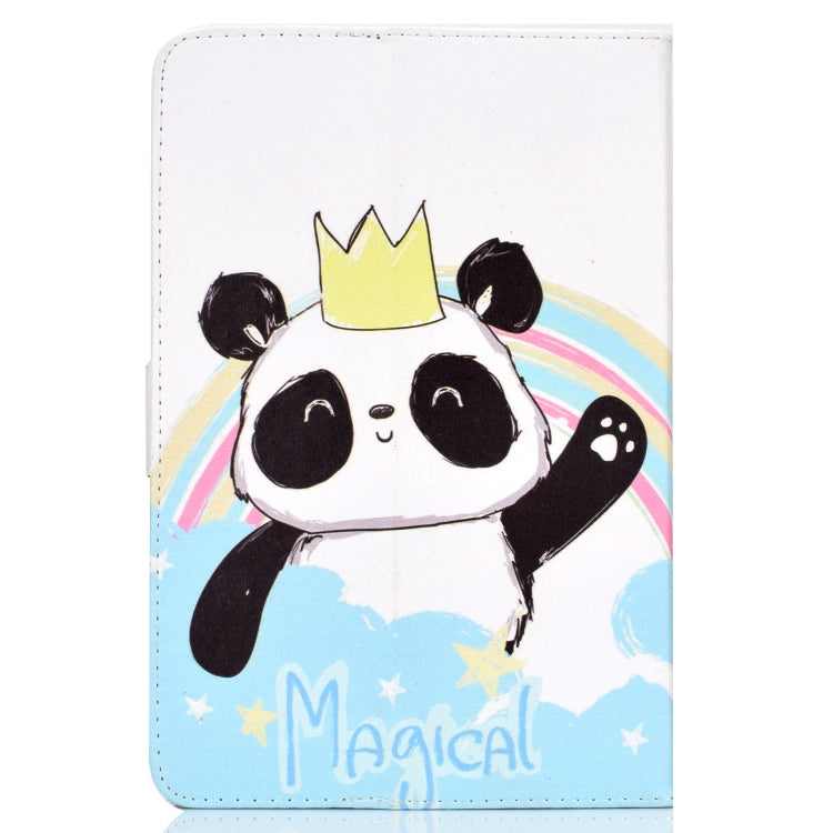 Colored Pattern Drawing Horizontal Flip PU Leather Case with Three-folding Holder & Sleep / Wake-up Function, For 7 inch Tablet PC, For 8 inch Tablet PC