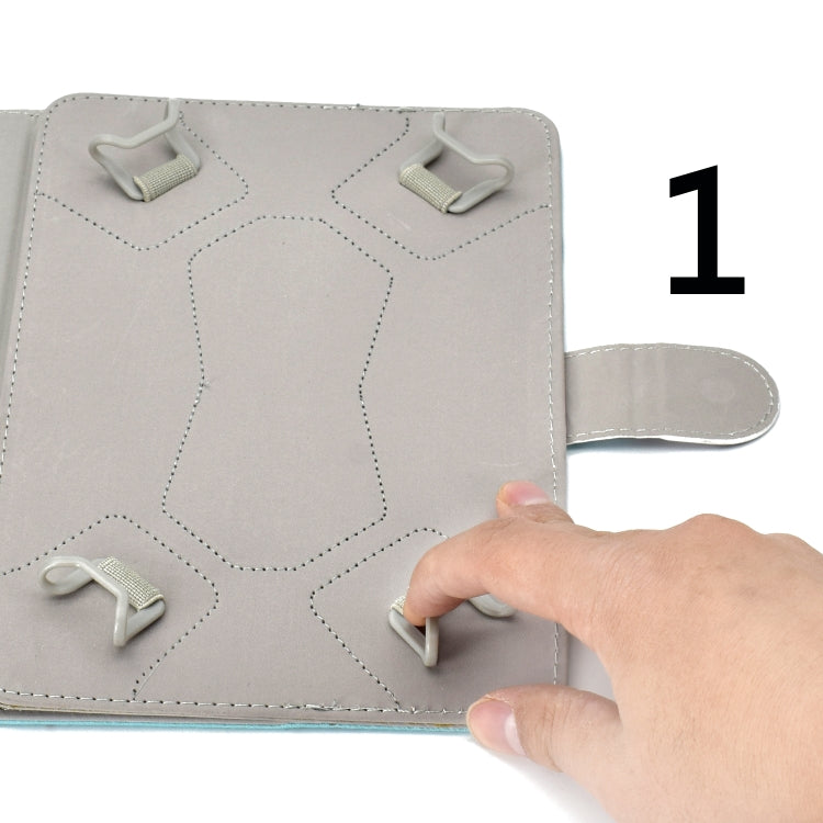 Colored Pattern Drawing Horizontal Flip PU Leather Case with Three-folding Holder & Sleep / Wake-up Function, For 7 inch Tablet PC, For 8 inch Tablet PC