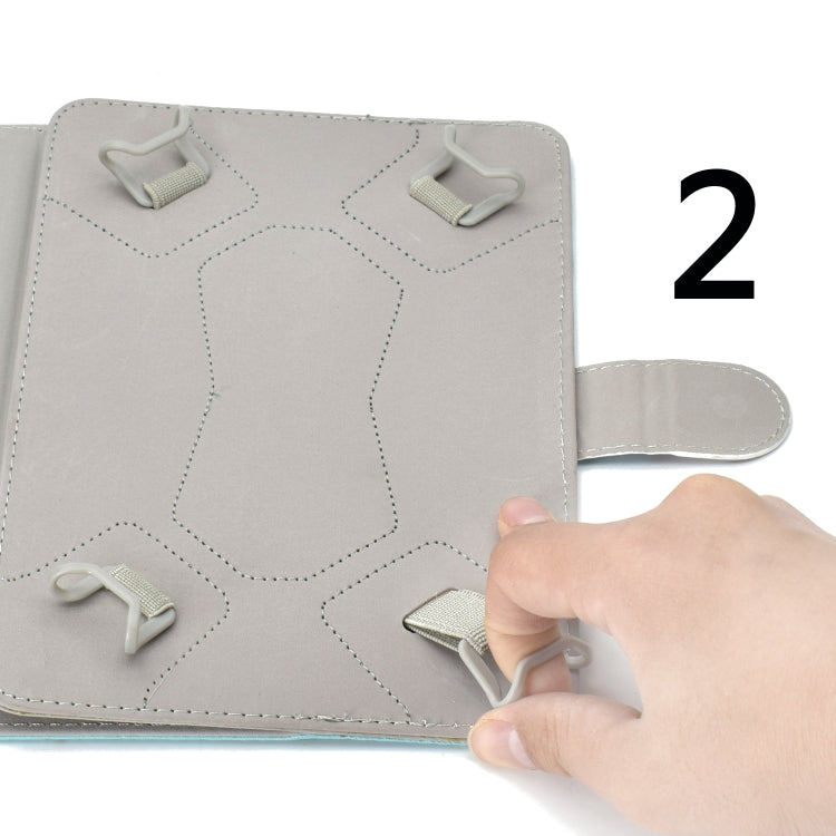 Colored Pattern Drawing Horizontal Flip PU Leather Case with Three-folding Holder & Sleep / Wake-up Function, For 10 inch Tablet PC