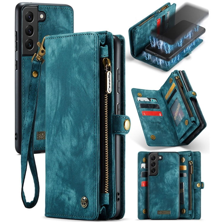 CaseMe Detachable Multifunctional Horizontal Flip Leather Case, with Card Slot & Holder & Zipper Wallet & Photo Frame, For Samsung Galaxy S21+ 5G, For Samsung Galaxy S21 5G, For Samsung Galaxy S21 Ultra 5G