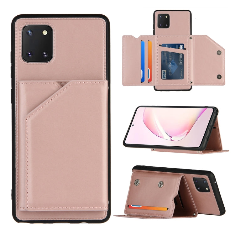 Skin Feel PU + TPU + PC Back Cover Shockproof Case with Card Slots & Holder & Photo Frame, For Samsung Galaxy M60s & A81, For Huawei P40 Lite & Nova 6 SE, For Samsung Galaxy S20 FE, For Samsung Galaxy S20 Ultra