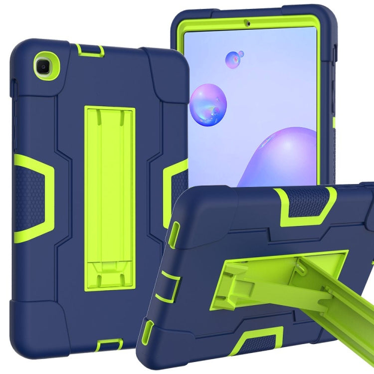 Contrast Color Robot Shockproof Silicon + PC Protective Case with Holder, For Samsung Galaxy Tab S6 Lite P610, For Samsung Galaxy Tab A 8.4 (2020) T307