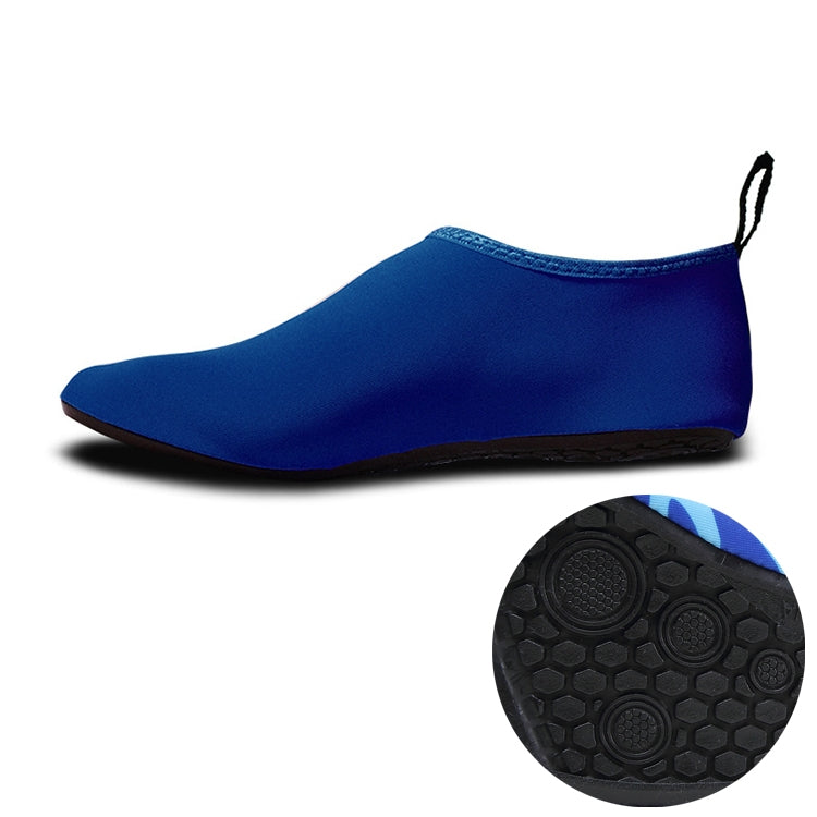 Non-slip Wear-resisting Thick Rubber Sole Diving Shoes and  Socks, One Pair, M, L