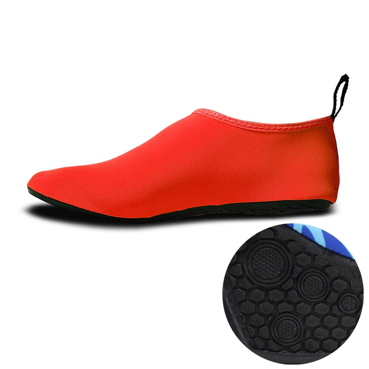 Non-slip Wear-resisting Thick Rubber Sole Diving Shoes and  Socks, One Pair, M, L