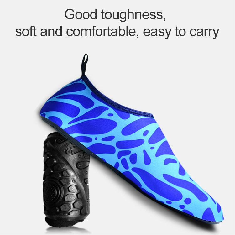 Non-slip Wear-resisting Thick Rubber Sole Diving Shoes and  Socks, One Pair, XL, XXL