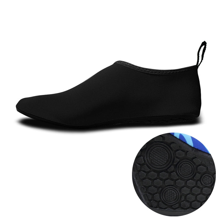 Non-slip Wear-resisting Thick Rubber Sole Diving Shoes and  Socks, One Pair, XL, XXL