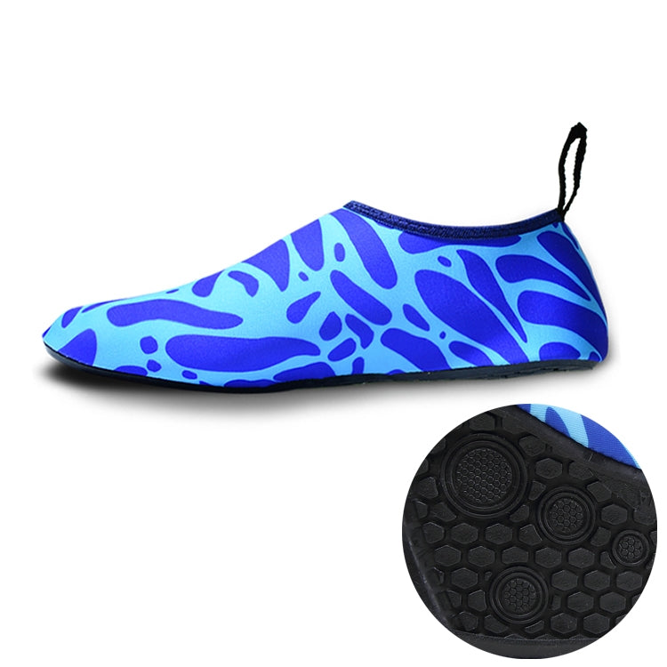 Non-slip Wear-resisting Thick Rubber Sole Diving Shoes and  Socks, One Pair, XL, XXL