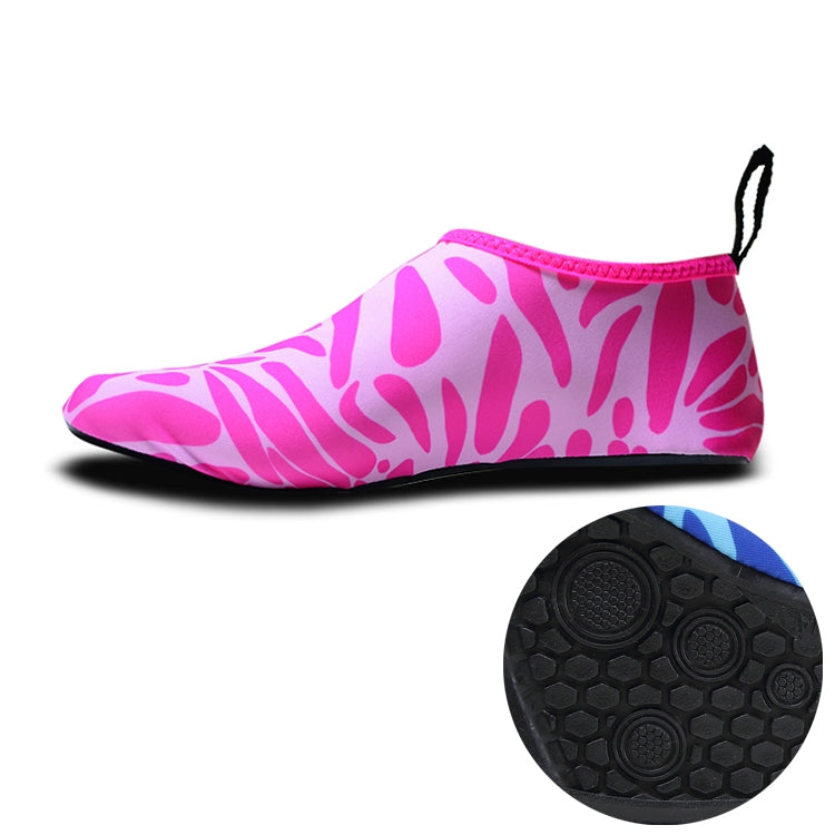 Non-slip Wear-resisting Thick Rubber Sole Diving Shoes and  Socks, One Pair, XL, XXL