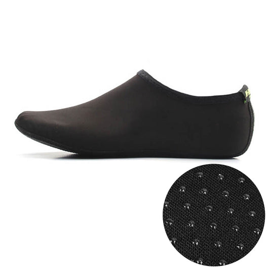 Non-slip Plastic Grain Texture Thick Cloth Sole Solid Color Diving Shoes and Socks, One Pair, XXXS, XXS, XS, S