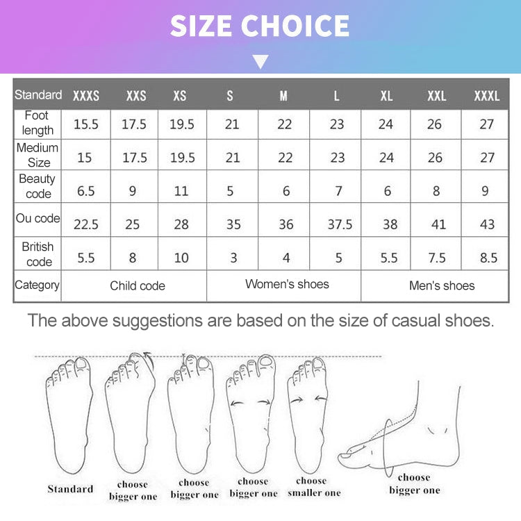 3mm Non-slip Rubber Embossing Texture Sole Figured Diving Shoes and Socks, One Pair, XXXS, XXS, XS, S, M, L