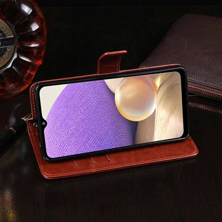 idewei Crazy Horse Texture Horizontal Flip Leather Case with Holder & Card Slots & Wallet, For Samsung Galaxy A32 4G, For Samsung Galaxy A52 5G, For Samsung Galaxy A72 5G