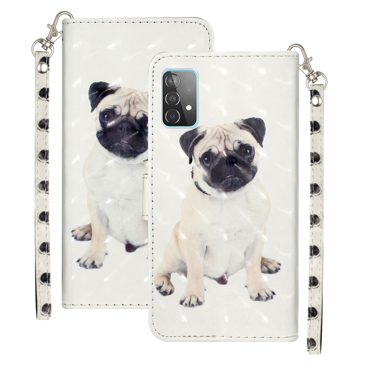3D Pattern Horizontal Flip PU Leather Case with Holder & Card Slots & Wallet, For Samsung Galaxy A42 5G, For Samsung Galaxy A52 5G / 4G