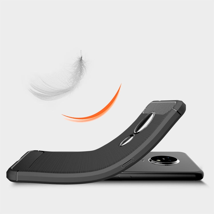 Brushed Texture Carbon Fiber TPU Protective Case, For Nokia 7.2 & 6.2