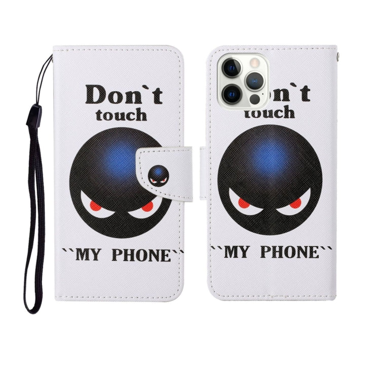 Painted Pattern Horizontal Flip Leathe Case, For iPhone 12 Pro Max