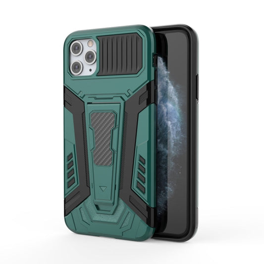 War Chariot Series Armor All-inclusive Shockproof PC + TPU Protective Case with Invisible Holder, For iPhone 11 Pro