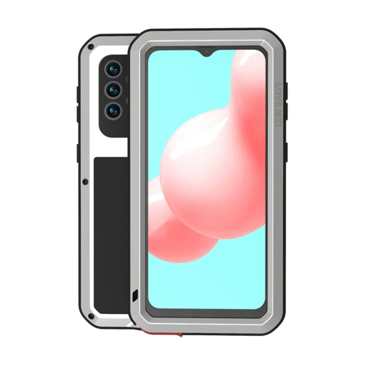 LOVE MEI Metal Shockproof Waterproof Dustproof Protective Case with Glass, For Samsung Galaxy A32 5G, For Samsung Galaxy A52 5G / 4G, For Samsung Galaxy S21 5G, For Samsung Galaxy A42
