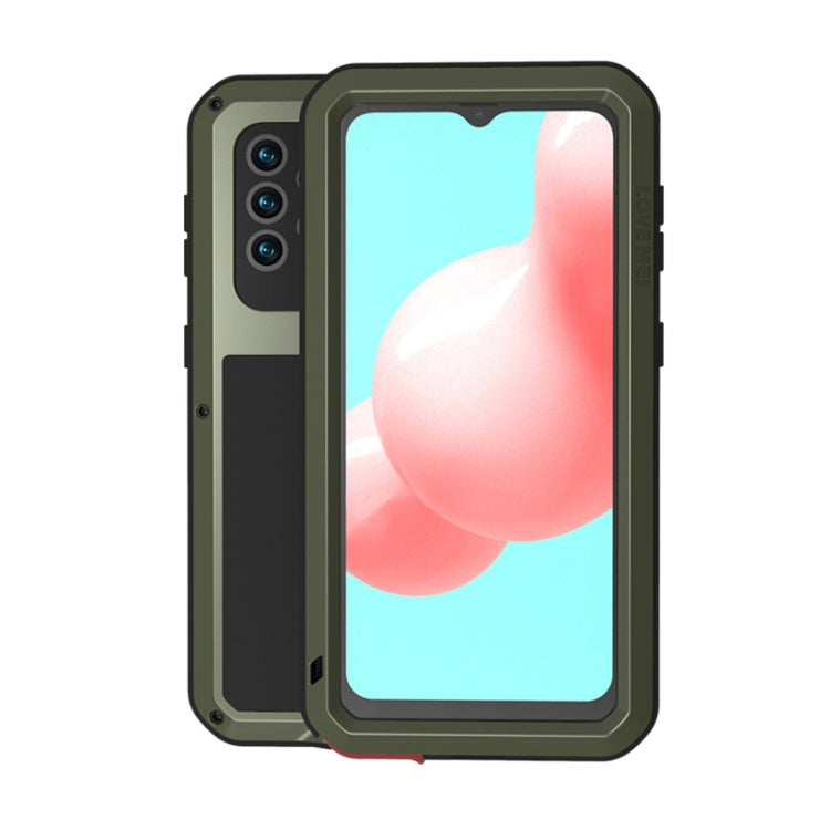 LOVE MEI Metal Shockproof Waterproof Dustproof Protective Case with Glass, For Samsung Galaxy A32 5G, For Samsung Galaxy A52 5G / 4G, For Samsung Galaxy S21 5G, For Samsung Galaxy A42