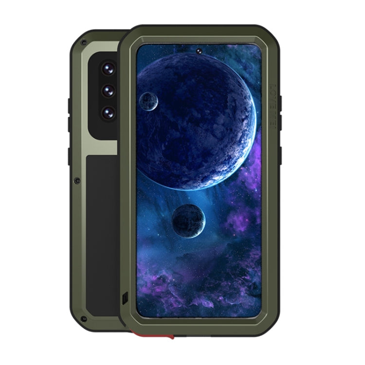 LOVE MEI Metal Shockproof Waterproof Dustproof Protective Case with Glass, For Samsung Galaxy A32 5G, For Samsung Galaxy A52 5G / 4G, For Samsung Galaxy S21 5G, For Samsung Galaxy A42