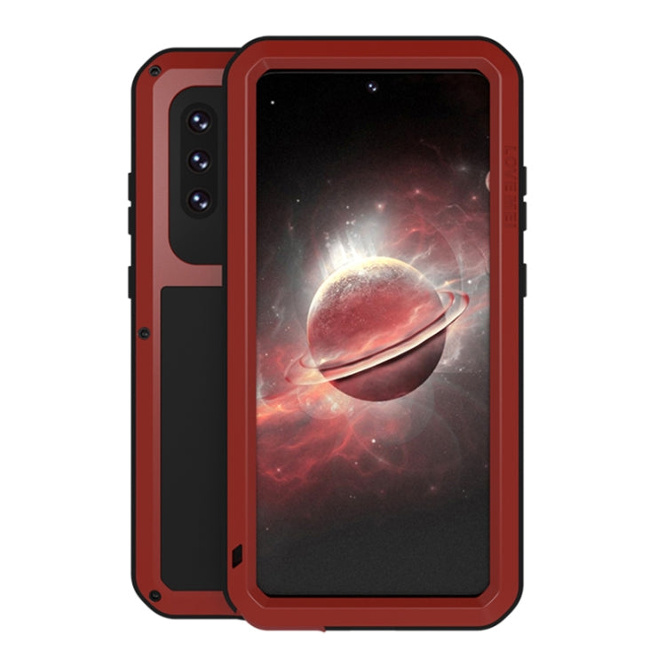 LOVE MEI Metal Shockproof Waterproof Dustproof Protective Case with Glass, For Samsung Galaxy S21+ 5G, For Samsung Galaxy A72 5G / 4G