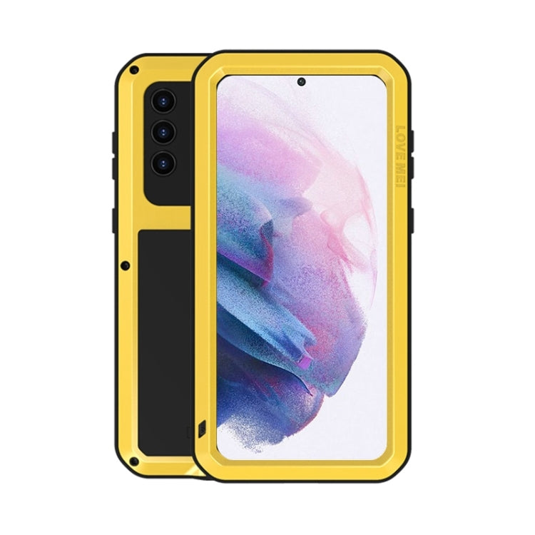 LOVE MEI Metal Shockproof Waterproof Dustproof Protective Case with Glass, For Samsung Galaxy S21+ 5G, For Samsung Galaxy A72 5G / 4G