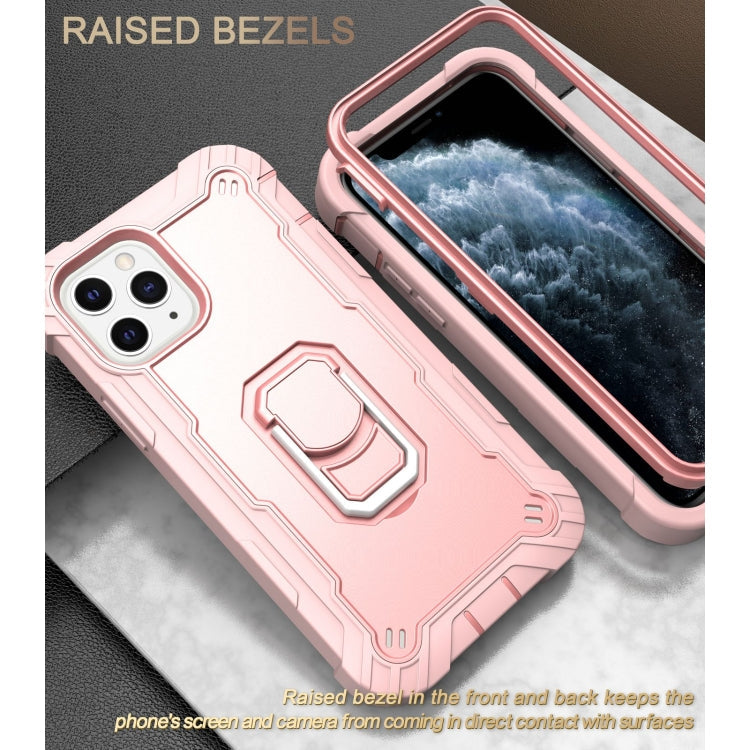 PC + Rubber 3-layers Shockproof Protective Case with Rotating Holder, For iPhone 11 Pro, For iPhone 11 Pro Max