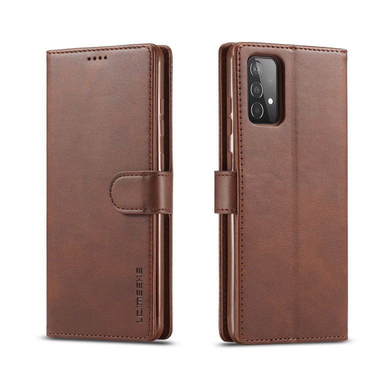 LC.IMEEKE Calf Texture Horizontal Flip Leather Case, with Holder & Card Slots & Wallet, For Samsung Galaxy A82