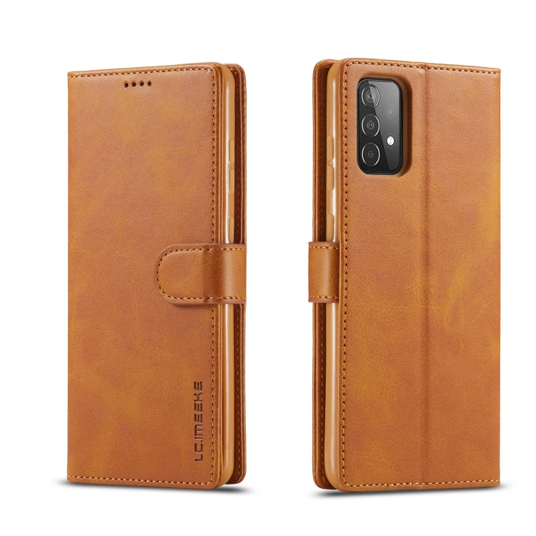 LC.IMEEKE Calf Texture Horizontal Flip Leather Case, with Holder & Card Slots & Wallet, For Samsung Galaxy A82