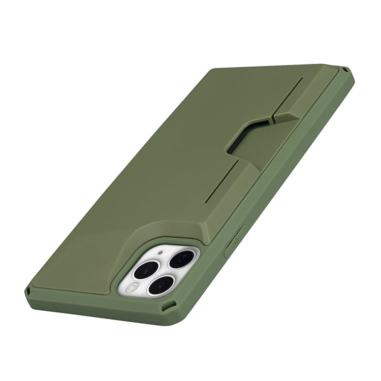 Armor Shockproof TPU + PC Hard Case with Card Slot Holder Funtion, For iPhone 11 Pro Max