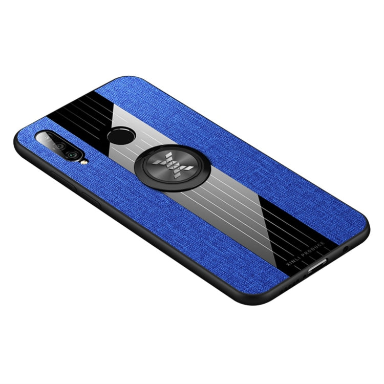 XINLI Stitching Cloth Textue Shockproof TPU Protective Case with Ring Holder, For Huawei nova 4, For Huawei nova 4e, For Huawei nova 5, For Huawei nova 5i
