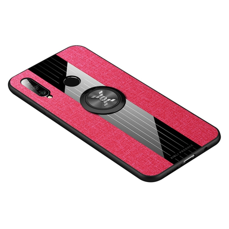 XINLI Stitching Cloth Textue Shockproof TPU Protective Case with Ring Holder, For Huawei nova 4, For Huawei nova 4e, For Huawei nova 5, For Huawei nova 5i