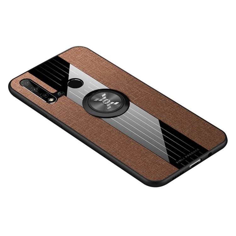 XINLI Stitching Cloth Textue Shockproof TPU Protective Case with Ring Holder, For Huawei nova 4, For Huawei nova 4e, For Huawei nova 5, For Huawei nova 5i