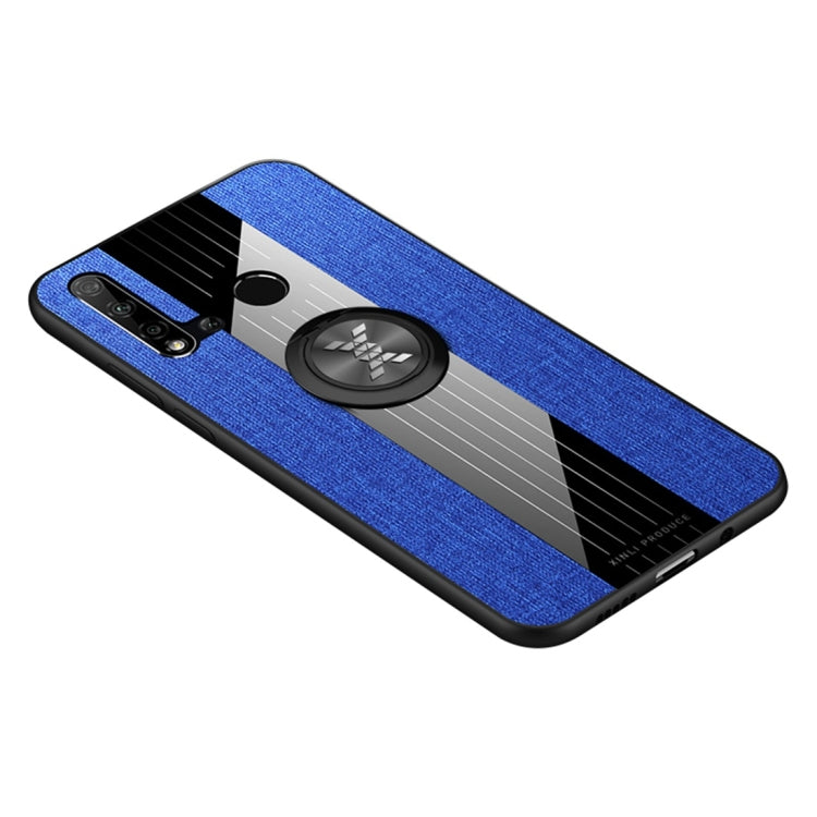 XINLI Stitching Cloth Textue Shockproof TPU Protective Case with Ring Holder, For Huawei nova 4, For Huawei nova 4e, For Huawei nova 5, For Huawei nova 5i