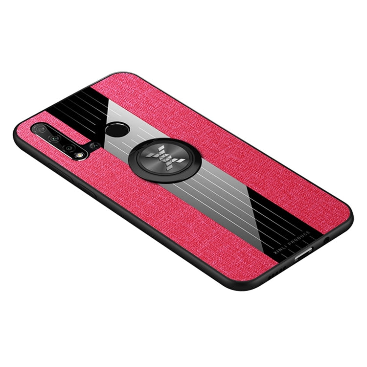 XINLI Stitching Cloth Textue Shockproof TPU Protective Case with Ring Holder, For Huawei nova 4, For Huawei nova 4e, For Huawei nova 5, For Huawei nova 5i