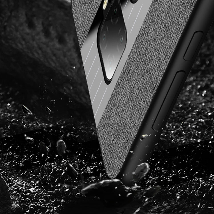 XINLI Stitching Cloth Textue Shockproof TPU Protective Case with Ring Holder, For Huawei nova 5i Pro, For Huawei P20, For Huawei P20 lite, For Huawei P20 Pro