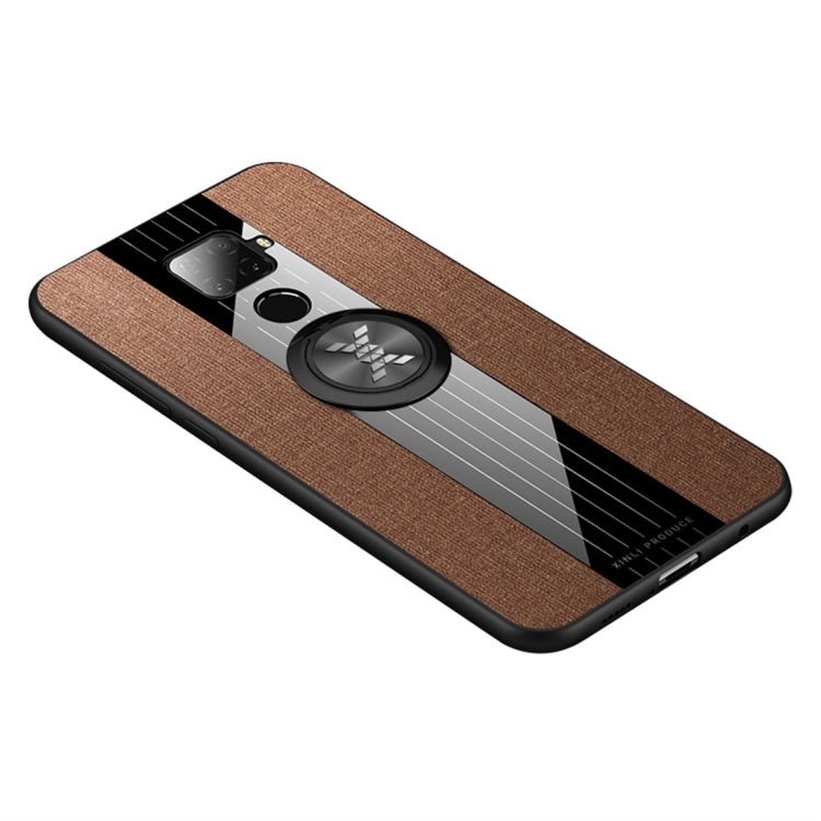 XINLI Stitching Cloth Textue Shockproof TPU Protective Case with Ring Holder, For Huawei nova 5i Pro, For Huawei P20, For Huawei P20 lite, For Huawei P20 Pro