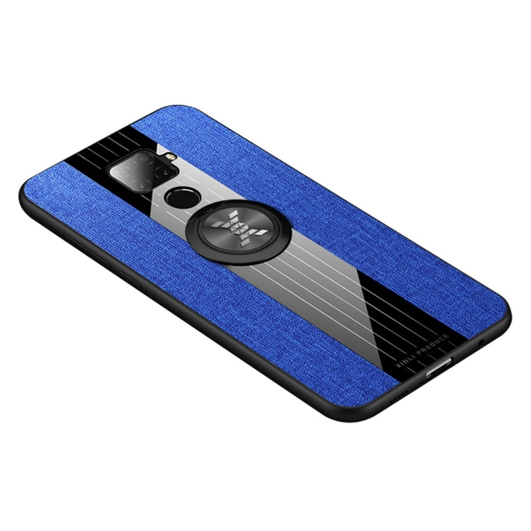 XINLI Stitching Cloth Textue Shockproof TPU Protective Case with Ring Holder, For Huawei nova 5i Pro, For Huawei P20, For Huawei P20 lite, For Huawei P20 Pro