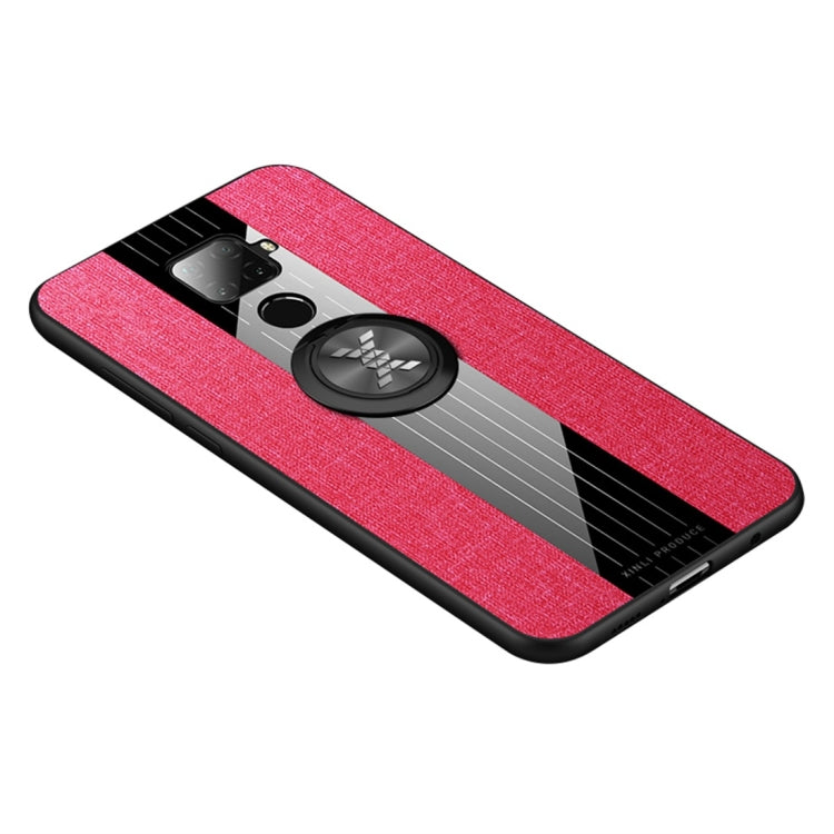 XINLI Stitching Cloth Textue Shockproof TPU Protective Case with Ring Holder, For Huawei nova 5i Pro, For Huawei P20, For Huawei P20 lite, For Huawei P20 Pro