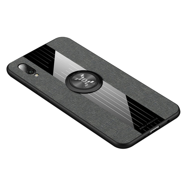 XINLI Stitching Cloth Textue Shockproof TPU Protective Case with Ring Holder, For Huawei nova 5i Pro, For Huawei P20, For Huawei P20 lite, For Huawei P20 Pro