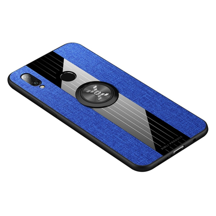 XINLI Stitching Cloth Textue Shockproof TPU Protective Case with Ring Holder, For Huawei nova 5i, For Huawei nova 5i Pro, For Huawei P20, For Huawei P20 lite