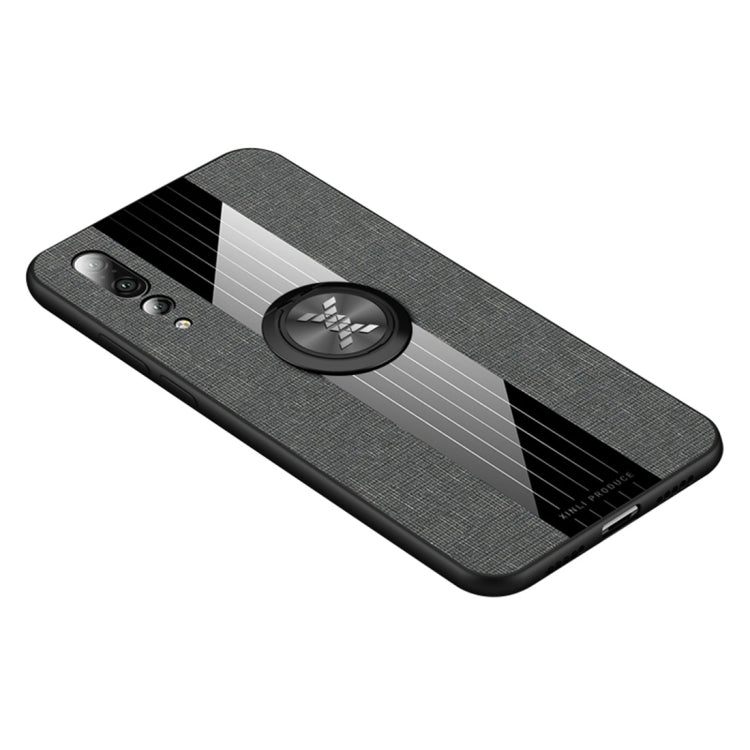 XINLI Stitching Cloth Textue Shockproof TPU Protective Case with Ring Holder, For Huawei nova 5i Pro, For Huawei P20, For Huawei P20 lite, For Huawei P20 Pro