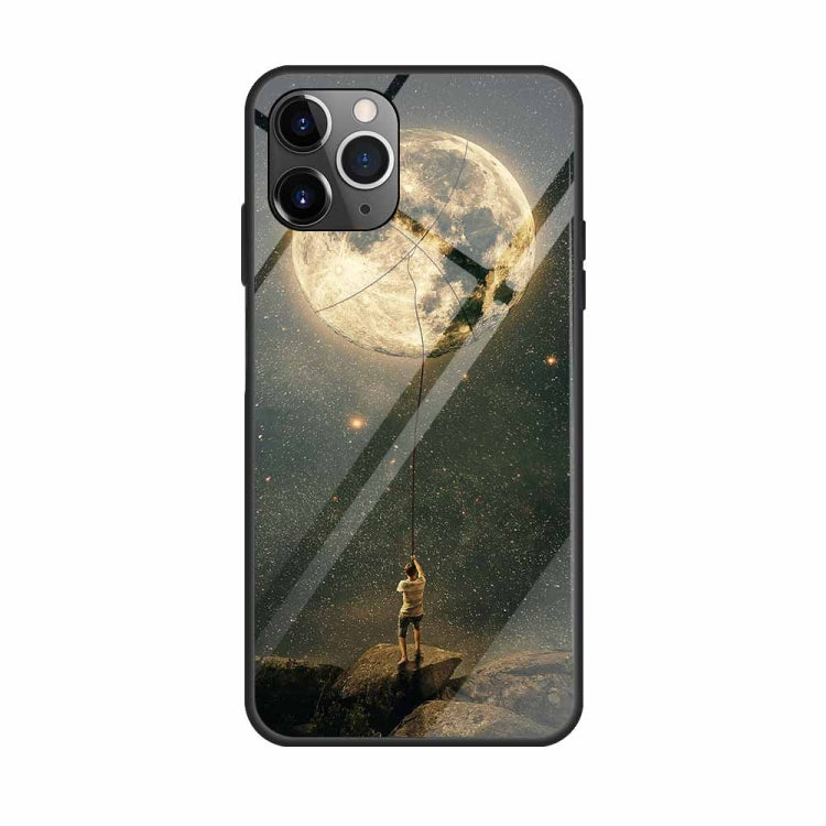 Colorful Painted Glass Case, For iPhone 11