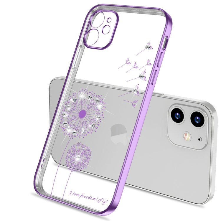 Ultra-thin Electroplating Dandelion Pattern Protective Case, For iPhone 11, For iPhone 11 Pro, For iPhone 11 Pro Max
